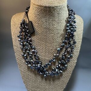 Honora Multistrand Multi Colored Pearl Necklace